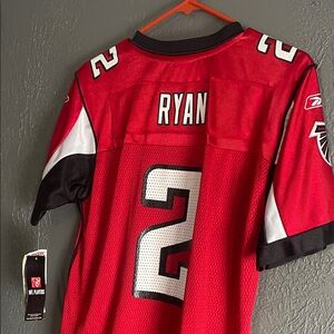 Reebok Red and Black NFL Jersey